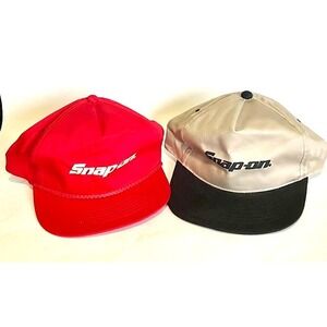 Vintage Snap-On Tools Hat Cap  Snapback 90's  Adult Lot of 2